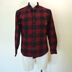 Men's Eddie Bauer Buffalo Plaid Flannel Classic Fit Size Medium